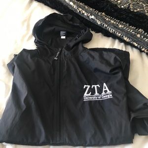 Charles river zeta tau alpha rain  jacket